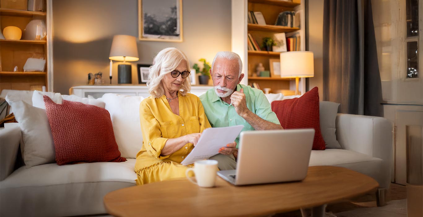 A couple filing a life insurance claim